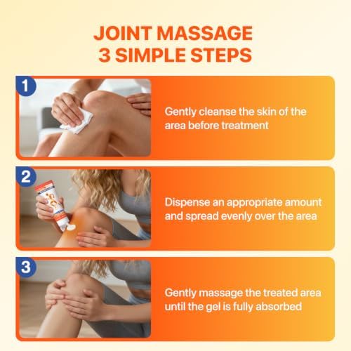 UBIOSKA Topical Massage Gel Cream, Fast Absorbing Massage Cream for Back, Neck, Shoulders & Joints, Joint Repair Gel for Daily Wellness, Sport Exercise & Workout, 3.38 fl oz (100ml) — view 6