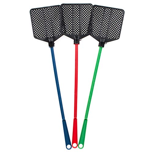 2-Pack Long-Reach Rubber Fly Swatter - Pest Control Solution