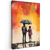 MuchoWow© Canvas Schilderij 60x40 cm Kamer Decoratie Woonkamer Schilderijen Slaapkamer Room Decor Wanddecoratie Wall Art Painting Bloemen - Roze - Modern - Beige