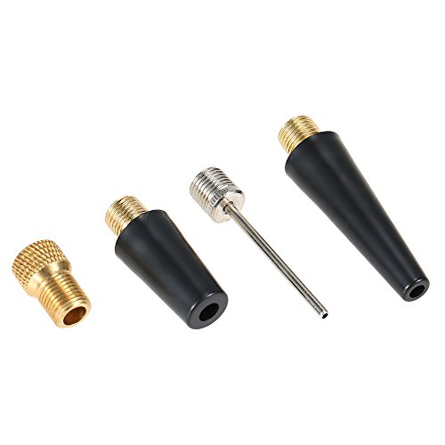 DECDEAL 4 PCS Adaptador De Bico De Agulha Kit Bomba De Inflação Da Esfera Da Bomba Da Agulha Kit Ada
