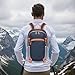 SUIKIHUM Foldable Backpack for Men Women Lightweight, Hiking Daypack Packable Water-Resistant, Travel Day Backpack w/Breathable Straps Camping, Dark Blue