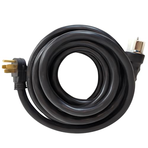 DuroMax XP5025GC 50-Amp 25-Foot 6-Gauge 14-50 CS6364 Heavy Duty Generator Cord for Home Power...