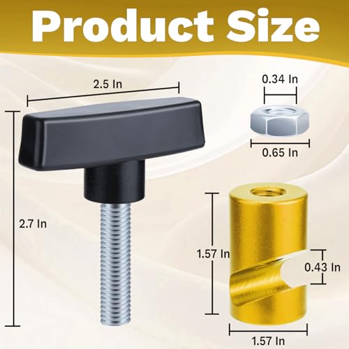 Image of ecocstm 2 PCS Car Hood Prop Struts Clamp, Hood Strut Clamp, Car Hood Holder