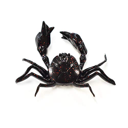 徹湾 LIGHT GAME WORM AZW-M M006#ブラック/レッドラメ アズーロ カニワーム 1枚目