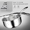 Duxtop Whole-Clad Tri-Ply Stainless Steel Saucepan with Lid, 3 Quart, Kitchen Induction Cookware #5