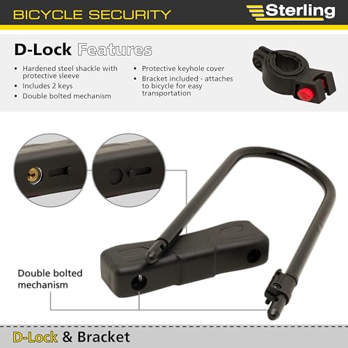 Sterling 173D Double D Lock, Black - Image 2