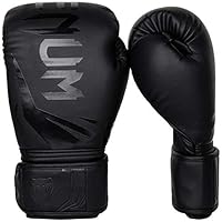 Venum, Challenger 3.0 Boxhandschuhe, Unisex Erwachsene, 12 Oz, Schwarz/Schwarz