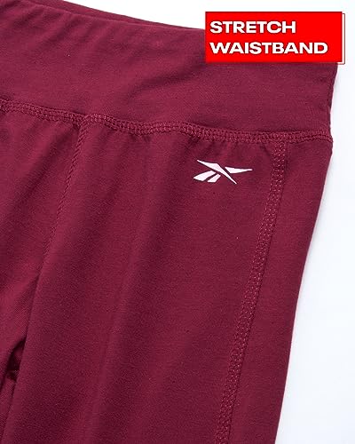 Reebok Conjunto de leggings ativas para meninas – Camiseta de desempenho de 3 peças e leggings de io