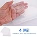 4 Mil Thick Plastic Mattress Bags for Moving Mattress Storage Bag Twin Size 2 Pack - Super Thick Heavy Duty Wrap Mattress Protector Long-Term Storage and Disposal