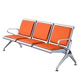 Large gamme d'utilisations : la chaise de réception avec accoudoirs est adaptée pour une utilisation en intérieur/extérieur. Cette chaise d'attente est parfaite pour la maison, le bureau, la salle de réception, la salle d'attente, la banque, le hall, l'hôpital, la gare et d'autres endroits.