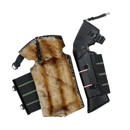 Genouillères d'hiver en cuir PU imperméables 70x35cm avec bandes réfléchissantes