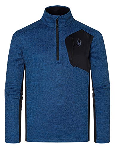Image of Spyder mens Bandit 1 /2 Zip Fleece Ski Mid Layer Sweater Jacket