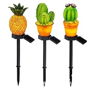 Outdoor Garden Solar Cactus Light, Solar Pineapple Ground Plug Light, Tuin Gazon Tuin Decoratie Grondstekker Licht LED…