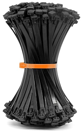 LNP Tools Wiederverschließbare Kabelbinder 200 Stück SCHWARZ Cover