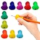 10 Stück Schreibhilfe für Stift Kinder,Stifthalter Kinder Hilfe Silikon,Schreibhilfe Stifthaltung Kinder Hilfsmittel,Stiftehalter Kinder für Ergonomische Pencil Stifte,Linkshänder Oder Rechtshänder