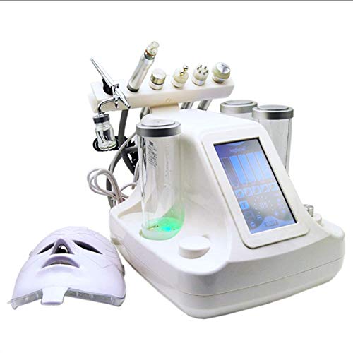 Lzx 7 in 1 Hydrafacial Oxygen Beauty Machine, Micro Bubbles Vacuum Suction Blackhead Acne Removal Facial Moisturizing Sprayer Skin Care Device