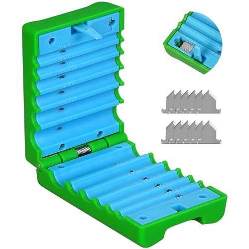 A-3511 Replaceable blade 3.5-11mm Cable Tube Slitter Fiber Optic Mid Span Cable Cutting Tool Jacket Tube Slitter Loose Tube Buffer Tube Stripper Stripping range with 12pcs spare blade