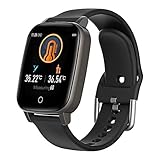 Photo Gallery ilywzy bracciale intelligente con 24 ore di monitoraggio della temperatura del corpo, ip67 impermeabile sonno monitor, vigilanza di sport per donne degli uomini,nero Photo Gallery ilywzy bracciale intelligente con 24 ore di monitoraggio della temperatura del corpo, ip67 impermeabile sonno monitor, vigilanza di sport per donne degli uomini,nero