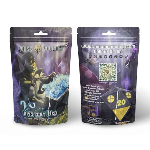 Norse Foundry Mystery FAE Forest D20 Series: D20 Die for