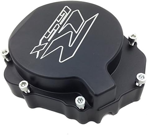 XKMT-Engine Stator Cover Compatible With Suzuk Gsxr 400 600 750 1000 Black Left Side [B00YWCN2B6]