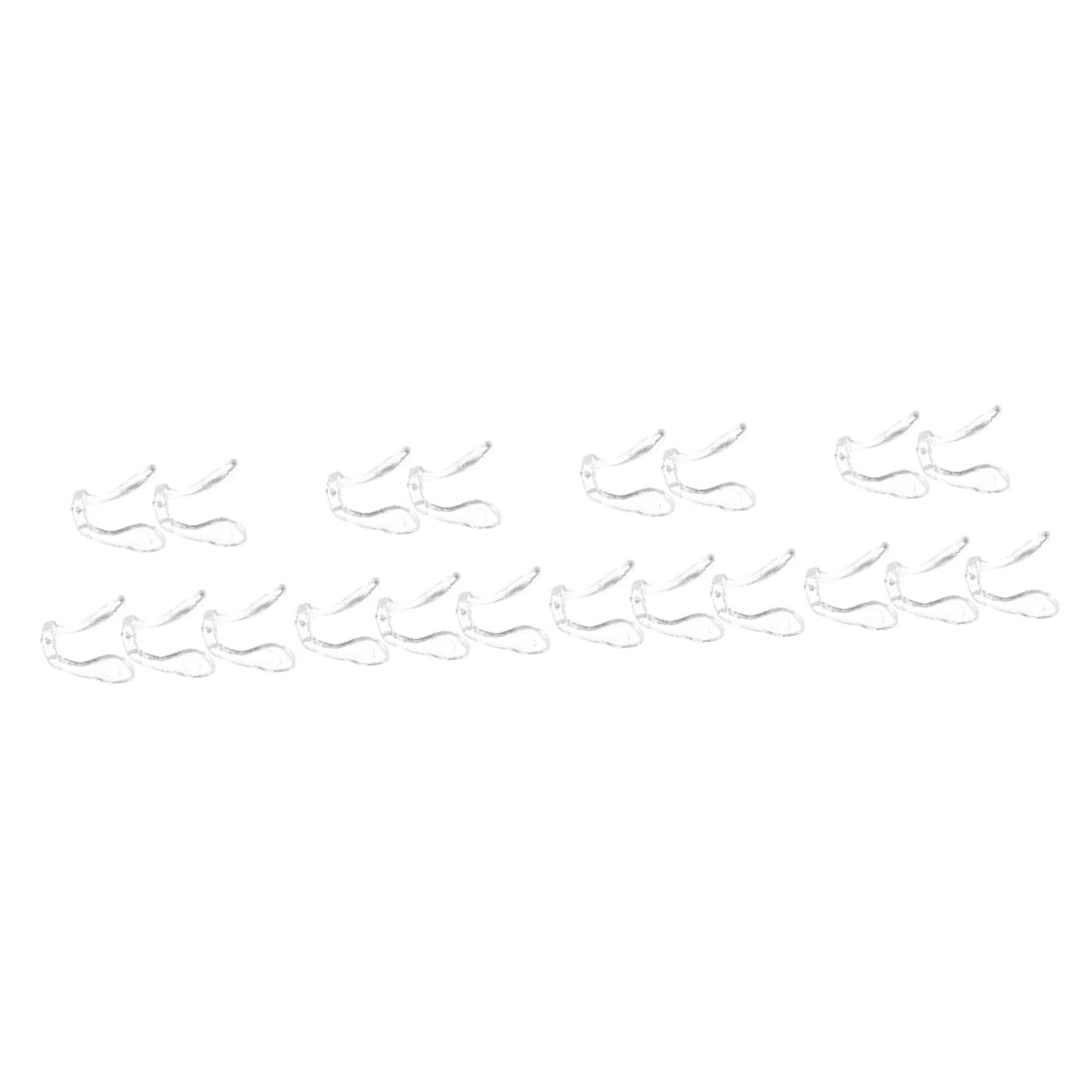 4 Set Nasello Per Occhiali Ottici Occhio Naselli Per Occhiali Presa Occhiali Naso Pastiglie Tappetino Per Il Naso Naselli in Per Occhi Gel Di Silice 5 Pezzi*4