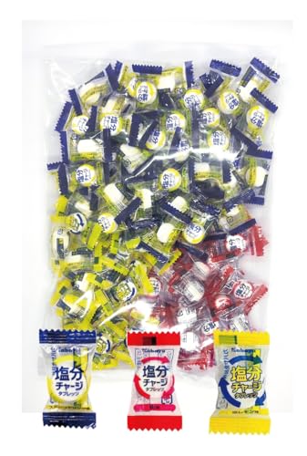 【企業・学校・現場用】カバヤ 塩分チャージタブレッツ 熱中症対策 タブレット 大容量 塩飴代用 業務用 まとめ買い向け (100粒スポドリ、梅、塩レモン)