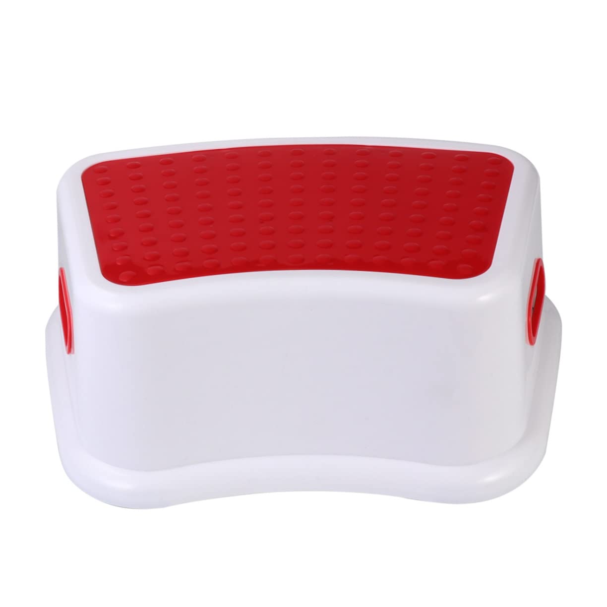 PRETYZOOM Sgabello per Bambini in Pp Rosso, Antiscivolo e Resistente Agli Urti, Leggero e Portatile, per Bagno e Casa