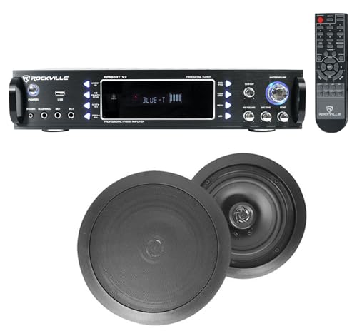 Rockville Audiosavings Bundle: (1) Pair HC655 Black 6.5