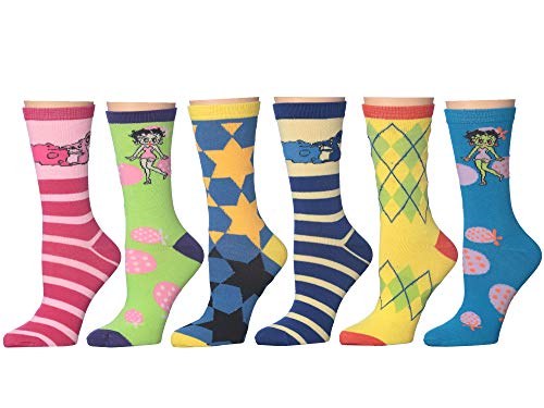 Frenchic 12/24/48 Pairs Pack Women's Colorful Patterned Cute Funny Casual Fashion Crew Socks3