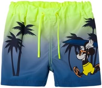 NAME IT Erkek Bebek NMMMACK MICKEY LONG SWIMSHORTS WDI Yüzme Giyim Sarı 9-12 Ay - Görsel 1
