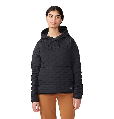 Doudoune StretchDown Light Pullover Hoody pour femme veste noire taille XS