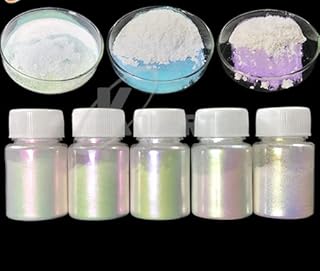 Kedia 2 Tone Series Mica Powder Combo of 5 Ghost (White Blue Satin, White Violet Satin, White Green Satin,White Gold Satin,White Blue peral Satin) 10 gram Each x 5 Shade- 50 gram Total-picture-10