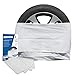 JK Trade® EXTRA Starkes 4-TLG. Premium Reifentüten Set zur Reifen Aufbewahrung & Lagerung Ihrer Autoreifen, Reifensack Set, Felgen Tasche, passend für 16, 17, 18, 19, 20 Zoll (Weiß)