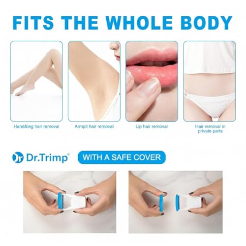 Image of Disposable Surgical Manual Skin Razor Blade for Men & Women | Stainless Steel Disposable Body & Face Razor | Sharp Blade for Hair Removal | Travel-Friendly Manual Grooming Razor | Pack of 100