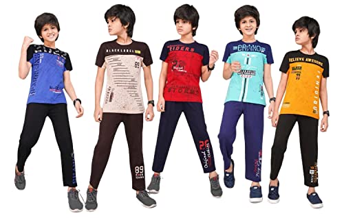 Image of Boys Cotton Printed Clothing Set