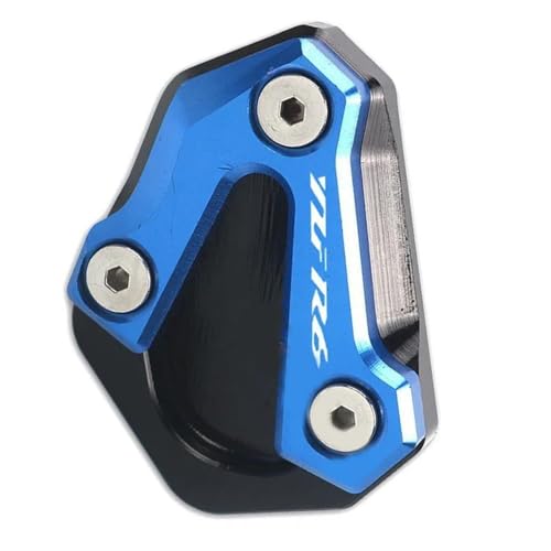 Plaque d'extension de béquille latérale turquoise CNC pour moto YAMAHA YZF-R6 2006-2016