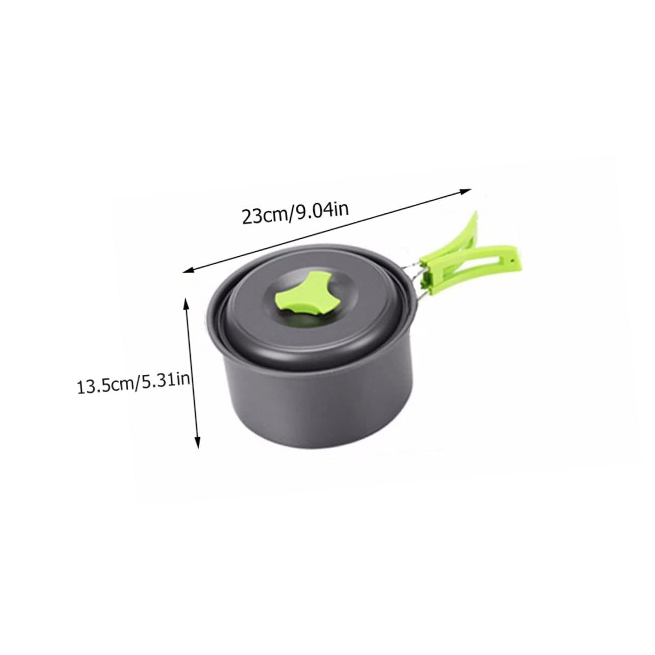 SUPVOX Cookware Camping Stoves for 1-2 People Portable Picnic Cooking Utensils Set Outdoor Kitchenware