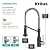 KRAUS Bolden 2-in-1 Commercial Style Pull Down Single Handle Water Filter Kitchen Faucet for Reverse Osmosis or Water Filtration System in Spot-Free Stainless Steel/Matte Black, KFF-1610SFSMB