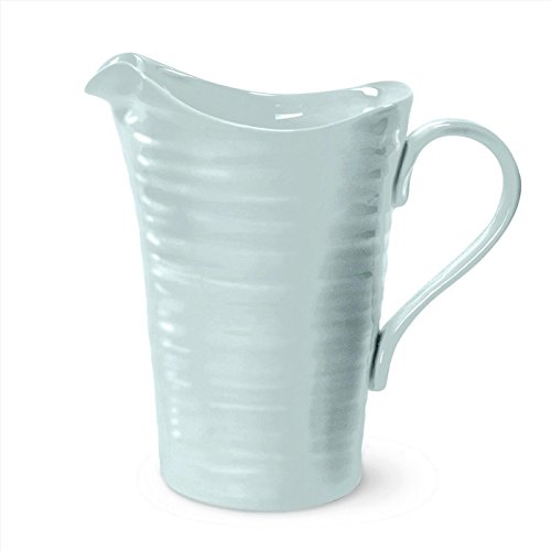 Portmeirion Sophie Conran Celadon Small Pitcher with Handle | 8 Oz Creamer Pitcher for Coffee and Milk | Made from Fine Porcelain | Dishwasher and Microwave Safe