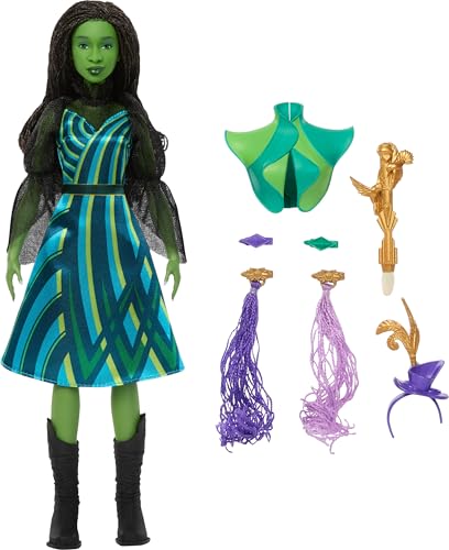 Mattel Universal Pictures Wicked Get Ready with Elphaba Doll Set
