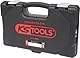 KS Tools 911.0653 1/4 Zoll Steckschlüssel-Satz | inklusive Umschaltknarre, 45-Zahn | matt satiniert | 53-tlg.