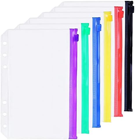4 Pack A4 4 Holes Binder Divider Plastic Binder Divider Waterproof 4 Holes Divider for Personal Organiser (Divider, A4)