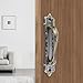 Chinflly Vintage Sliding Door Handle,Retro Barn Door French Vintage Door Pull for Cabinet Hardware Drawer Cabinet Accessories, Bronze