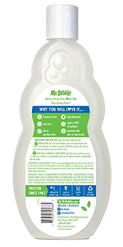 Mr. Bubble Kids Extra Gentle 4-In-1 - Body Wash, Shampoo, Conditioner, And Bubble Bath - Hypoallergenic, Non-Scented, Dye Free, No Tear Formula, Perfect For Sensitive Skin (4 Bottles, 16 Fl Oz Each) #TOP1