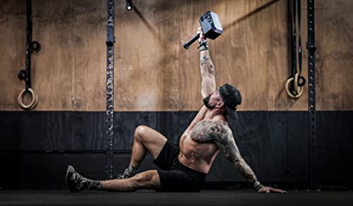 Set Of 45Lb And 25Lb Hammer Kettlebell Series By Tribe Wod, Workout Kettlebell Weights For Lifting Kettlebell Muscle Building Cardio Fitness, Endurance And Stamina For Daily Workout Routine #TOP4