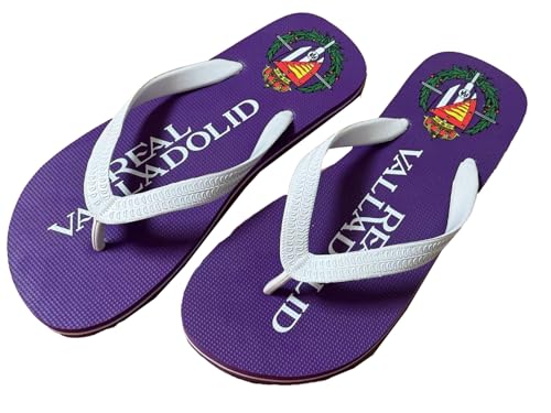 Real Valladolid Chancla Violeta, Unisex Adulto, 40 EU