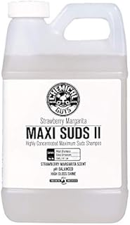 Chemical Guys CWS_1011_64 Maxi-Suds II Foaming Car Wash Soap (Works with Foam Cannons, Foam Guns or Bucket Washes) Safe for Cars, Trucks, Motorcycles, RVs & More, 64 oz (.5 Gallon), Strawberry Scent