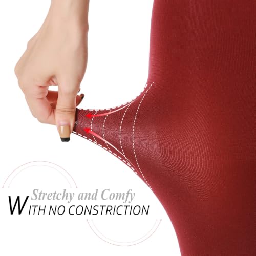 Image of YAGAXI Opaque Control Top Pantyhose for Women High Waist 70D Women's Tights