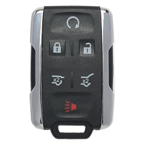 MechanMagic Key Fob Replacement Fits for Chevy Tahoe Suburban 2015 2016 2017 2018 2019 2020 GMC Yukon Keyless Entry Remote Control 6 Button M3N-32337100 13577766 315 MHz