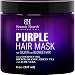 Botanic Hearth Purple Hair Mask - for Blonde, Silver and Gray Hair, Sulfate & Paraben Free - 8 fl oz